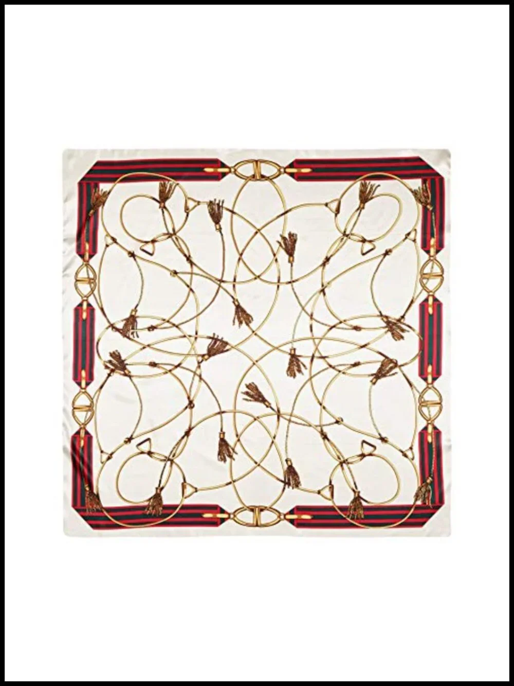 35'' Satin Square Head Scarf Silk Feeling Lightweight Hair Wrap
